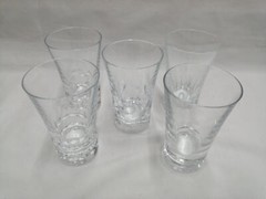 Baccarat drinking glasses set of 5