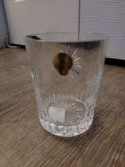 Waterford Crystal Snowflake Wish Goodwill Rocks Glass, W/tags
