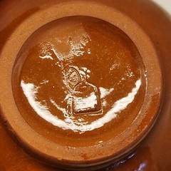 2 Traditional Terracotta Clay Wine Cups Portugal