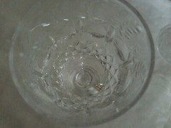 Set Of 8 Rogaska Gallia Wine Glass 7 3/4 ” X 2 3/4″ Patterned Base BEAUTIFUL
