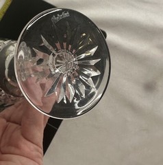 Set Of 4 Waterford Crystal Lismore Glass Glasses 5 7/8” Tall