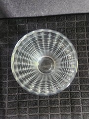 Vtg Tumbler Glass «Scotch» Pattern by Pasabahce «Block Optic» Windowpane Design