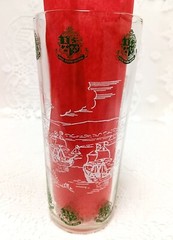 2 VTG Deus Major Columna Glasses NATIVE AMERICANS Colonial Ships ORCHESTRA Dance