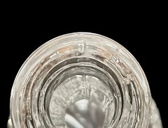 Vintage Bohemian Czech Cut Crystal 13” Decanter w/ Wine Glasses Pinwheel Mint