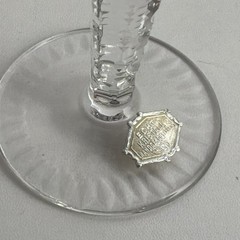 Lausitzer Multicolor Cut to Clear Grapes & Criss Cross Cordial Set Of 5 Glasses