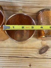 Moscow Mule Mugs Brass Handles Barware Cups Set Of 4