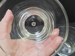 2 Bormioli Rocco Luna Double Old Fashioned Glass Tumblers DOF Controlled Bubble