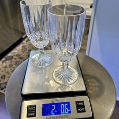 Set of 2 Mikasa Old Dublin 7 3/8”T Crystal Ice Tea Water Goblets~Mint Condition