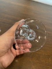 STUNNING VTG SET(4) WATERFORD Crystal GLENCREE Claret Wine Glasses SIGNED 6″H
