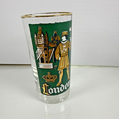 Vtg Libbey International cities of the world-LONDON- Barware glass