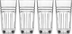 Reed and Barton Tempo Crystal Highall Glasses, Set of 4, New in Original Box