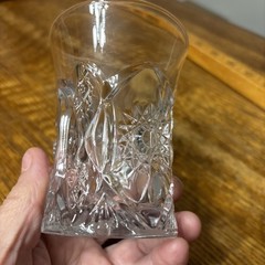(1) Tumbler 4″ American Brilliant Period cut glass crystal geometric