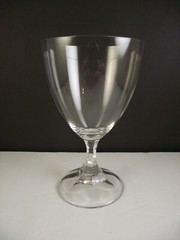 Lot of 8 A.D. Copier Royal Leerdam Crystal Water or Wine Glasses Goblets