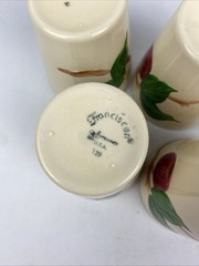 Franciscan Apple Blossom 6 oz Juice Tumblers RARE (set of 5) Nice!