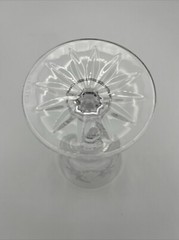 Galway Irish Crystal Oranmore Pattern Water Wine Goblet Glasses Set of 4