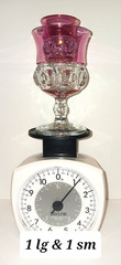 Set/20 Vtg Tiffin-Franciscan King’s Crown Cranberry Flash Water&Cordial Goblets