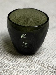Russel Wright Imperial Forest Green Pinch Tumbler 3 1/8″