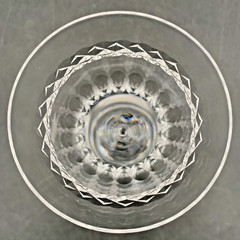 Tiffin-Franciscan Enchanted Crystal Wine Glass – 5 1/2″ EUC – Multiple Avail