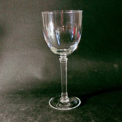 TIFFANY & CO HAMPTON WHITE WINE GLASSES, Blown Lead Crystal, 7 7/8″, 6 Oz, 2PCS