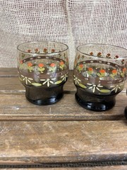 Set of 4 Vintage Anchor Hocking “Chateau On the Rocks” Glasses