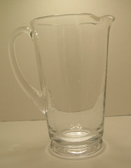 New Reed & Barton Austin Heritage Clear Glass Handled Pitcher #7510/0150 PC!