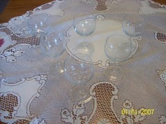 Etched Crystal Tall Ship & Seagull Nautical Wine, Mugs & Tumblers Group Of 18