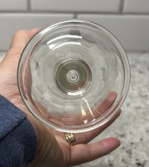 4 Vintage Hollow Stem Beer Glasses- 6.5”H, 3.5” Rim
