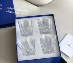 NEW Hermes Saint (St.) Louis Crystal Kings Hall Tumblers Set
