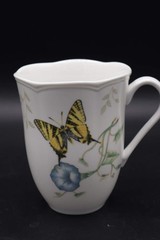 Lenox Butterfly Meadow Monarch and Tiger Swallowtail Mugs Set of 3