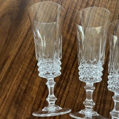 Vintage W.M. Dalton Unit No. 3 French Lead Crystal Parfait/Sour Glass Set of 6