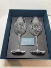 Waterford Lismore Diamond Essence Goblet, Set of 2