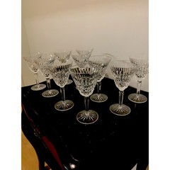 Waterford crystal stemware MAEVE cut pattern Water Goblet discontinued cut