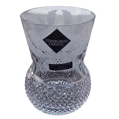 Edinburgh Crystal Thistle Old Fashioned Whisky Glasses Set Of 2 Scotland