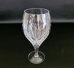 Royal Doulton Stratford Crystal Iced Tea Glass Cut Fans & Criss-Cross – One