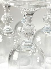 Claudia by Import Assoc Vintage 1980’s Champagne Flutes set of 6-6 3/4″ Tall 4oz