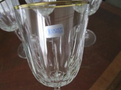 4 Schott Zwiesel Germany Crystal Water/Wine Goblets Glasses Carlton 8 1/4″ NIB