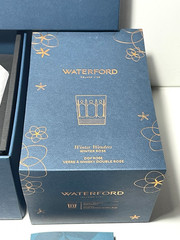 NEW WATERFORD 2022 WINTER WONDERS WINTER ROSE DOUBLE OLD FASHIONED TUMBLER GLASS