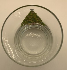 Christmas Old Fashioned / Whiskey Glasses 14 oz Set 4