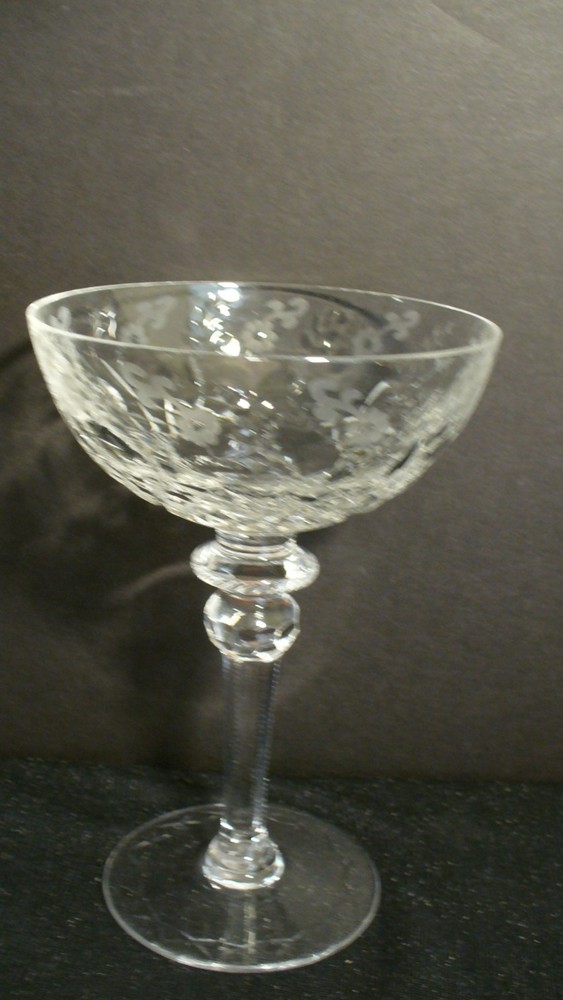 Rogaska Gallia 6 1/8″ x 4 1/4″ Tall Sherbet or Champagne Glass – 1
