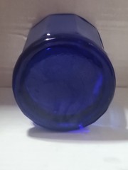 Vintage Anchor Hocking Essex Cobalt Blue Faceted Glass Tumbler 4 Tall 4 Short RV