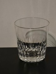Baccarat Crystal Three-Tiered Spear Cut Old Fashioned, 3 7/8″ Tall