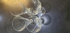 Elegant Set Of 4 Trumpet Style Champagne Toasting Flutes 9 «