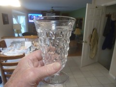 Set of 4 Fostoria American 5 3/4″ 12 oz. Footed Iced Tea Tumblers