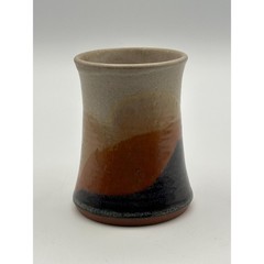 Artist Signed Studio Pottery Tumbler Handmade Ceramic Cup