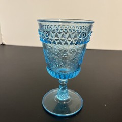 Fenton for L G Wright Wildflower 6 Goblet