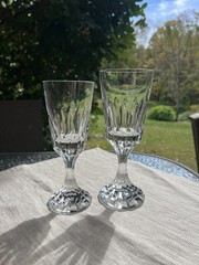 Baccarat D’Assas cut crystal wine glass or water glass goblet 7.5”