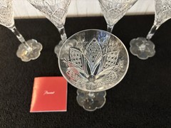 5 Wine Glasses Model Elbeuf Crystal From BACCARAT (Price Per Unit)