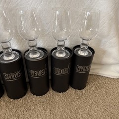 RIEDEL VINUM HOLLOW STEM TASTING GLASSES, Crystal, 6 7/8″, 9 Oz, Austria, 6 pcs