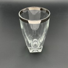 Vintage Silver Band Mid Century Modern Glasses YOU CHOOSE