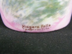 Antique Niagara Falls American Tumbler Cup Victoria Carlsbad Austria Souvenir
